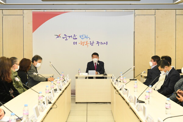 백경현 구리시장, 구리시 외식업지부 현안사항 간담회 참석
